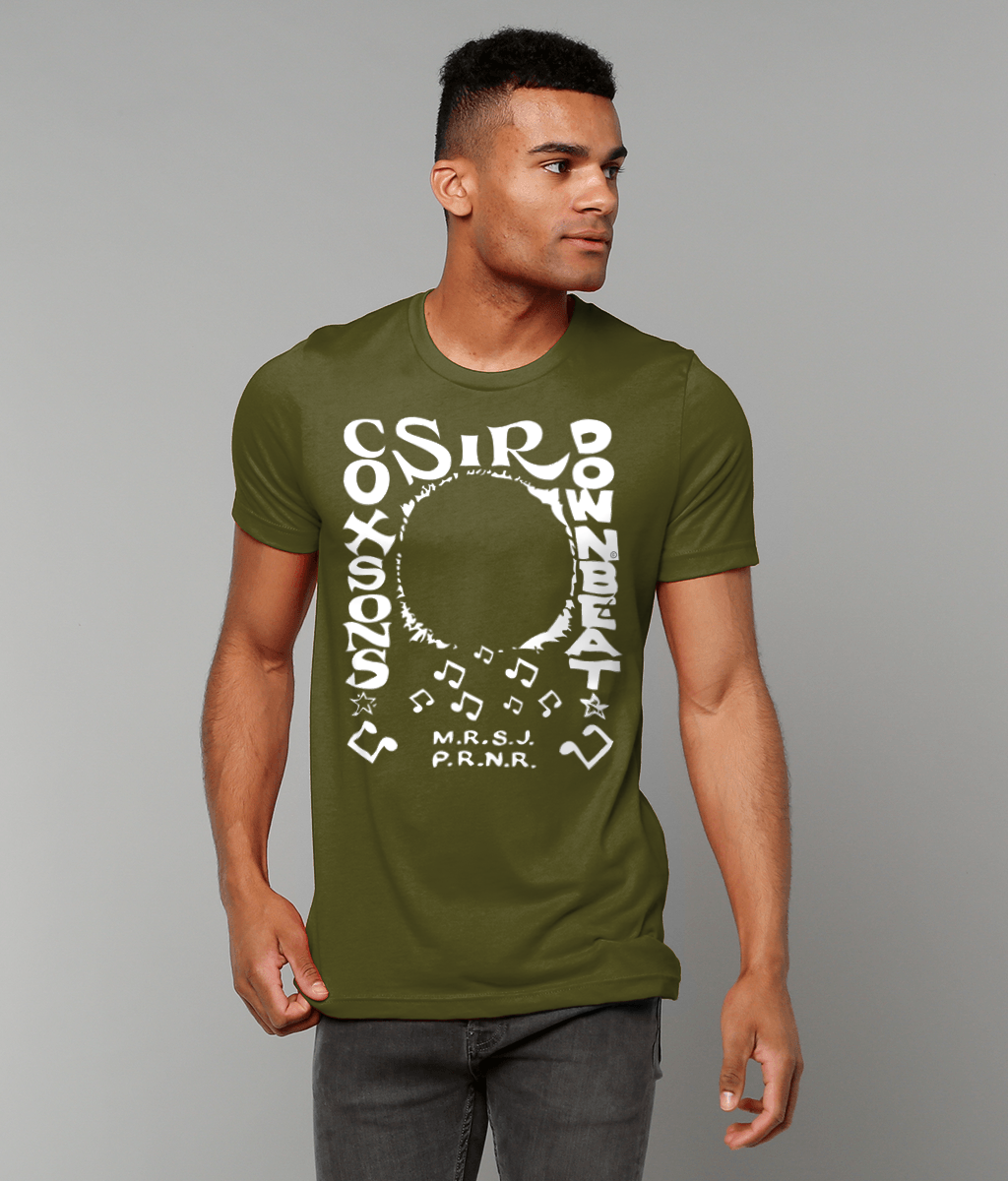 bloodsweatandtees | Sir Coxsons Downbeat t-shirt WHITE/Olive_model