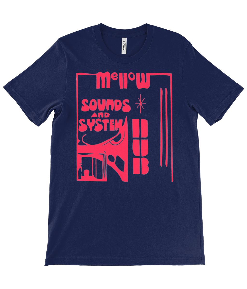 bloodsweatandtees | Mellow Sounds and System Dub t-shirt RED/Navy