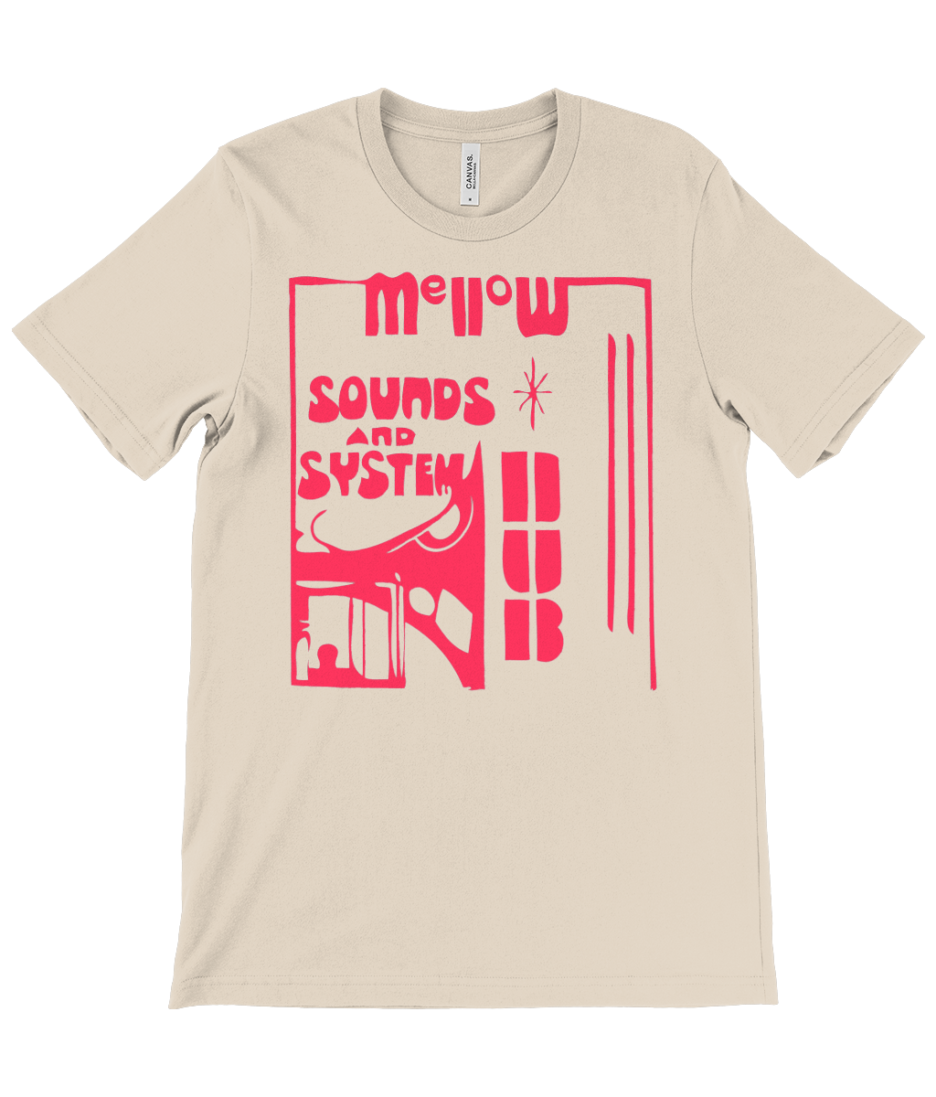 bloodsweatandtees | Mellow Sounds and System Dub t-shirt RED/Cream