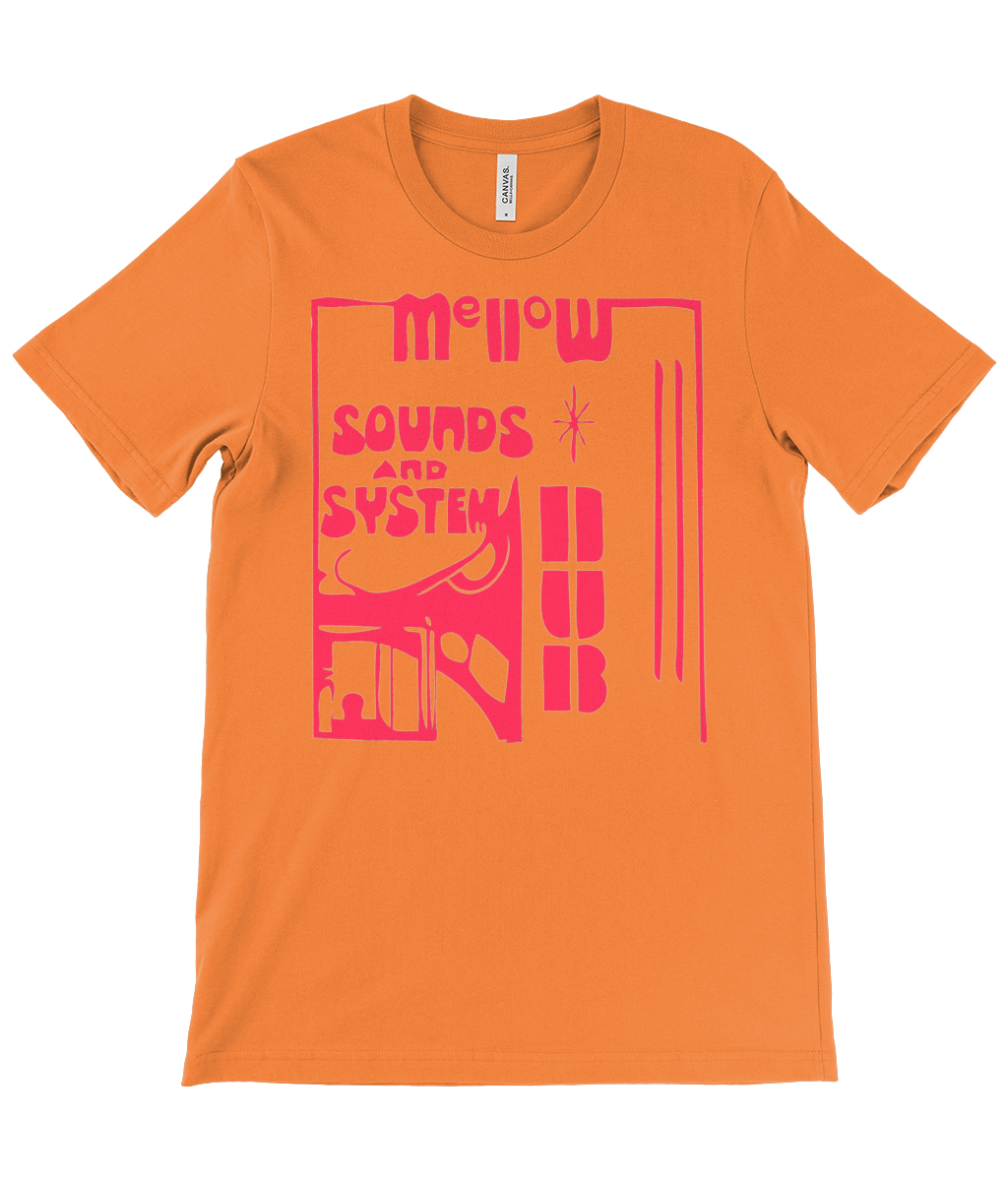 bloodsweatandtees | Mellow Sounds and System Dub t-shirt RED/Orange