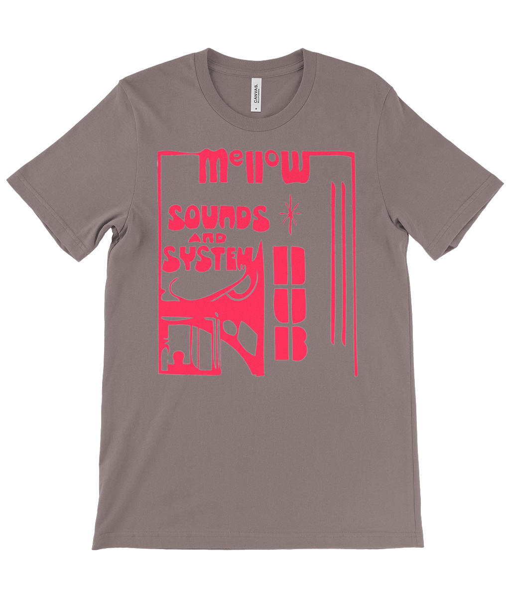 bloodsweatandtees | Mellow Sounds and System Dub t-shirt RED/Asphalt
