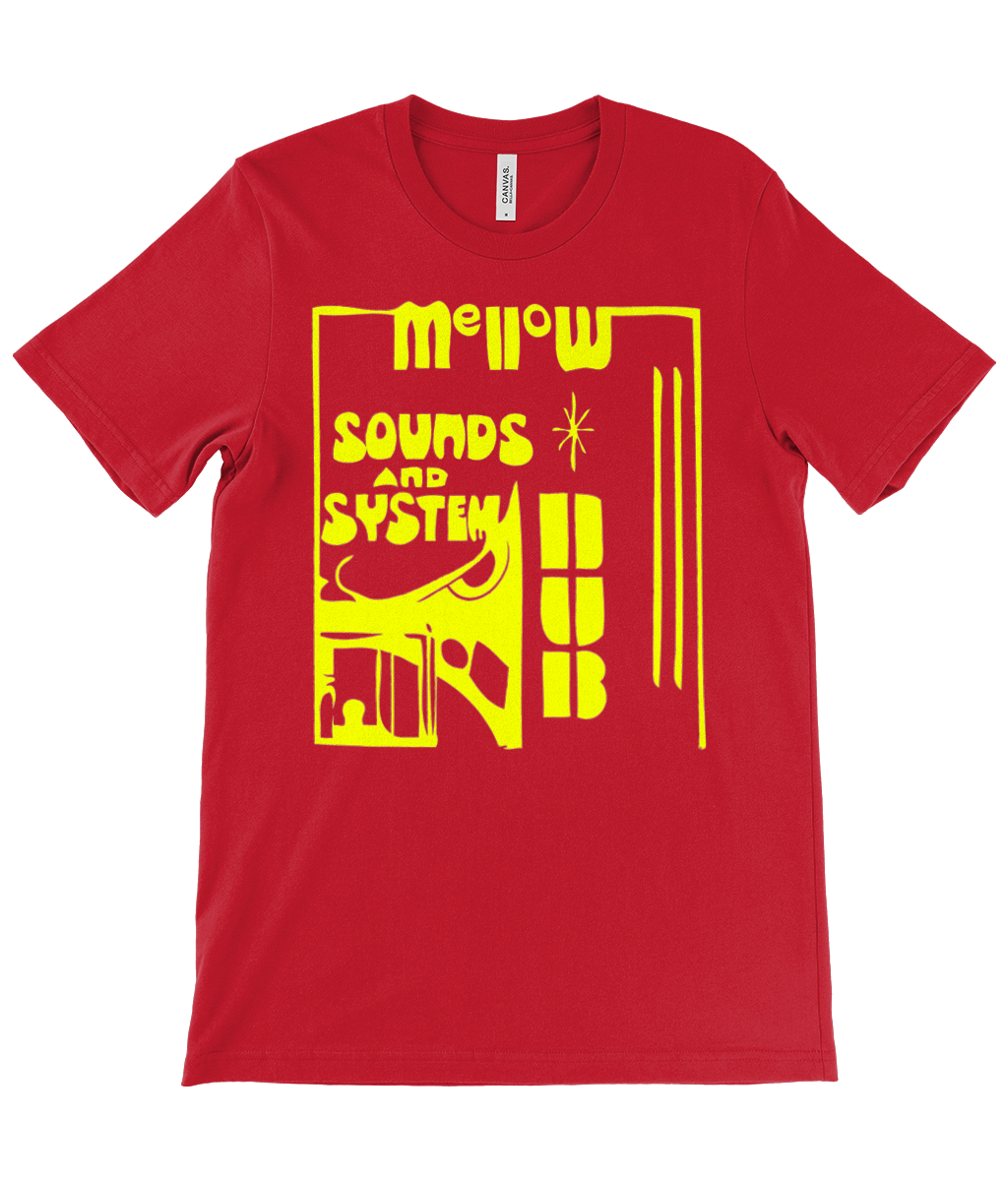 bloodsweatandtees | Mellow Sounds and System Dub t-shirt YLO/Red