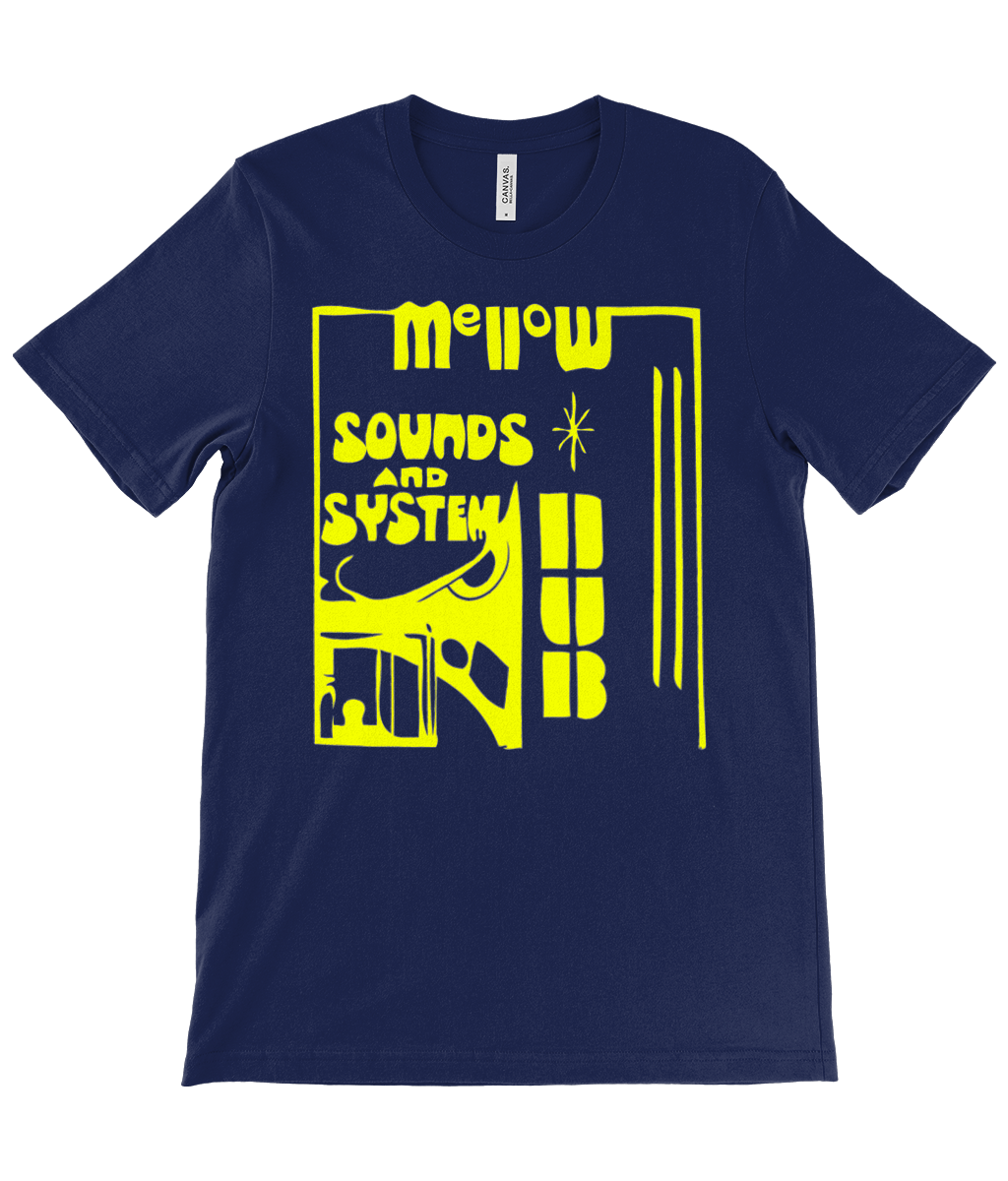 bloodsweatandtees | Mellow Sounds and System Dub t-shirt YLO/Navy