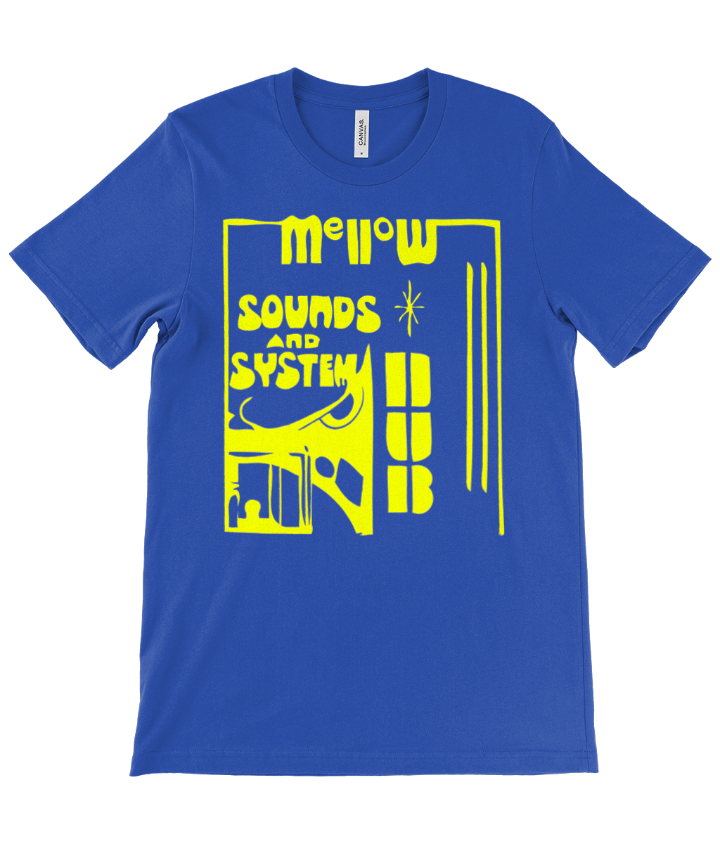 bloodsweatandtees | Mellow Sounds and System Dub t-shirt YLO/RoyalBlue