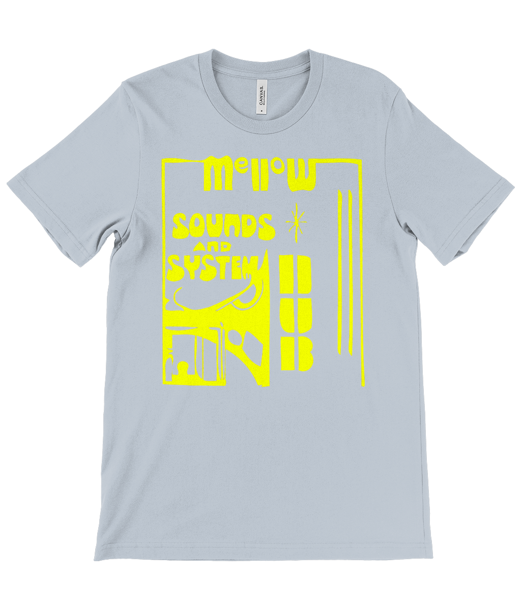 bloodsweatandtees | Mellow Sounds and System Dub t-shirt YLO/LightBlue