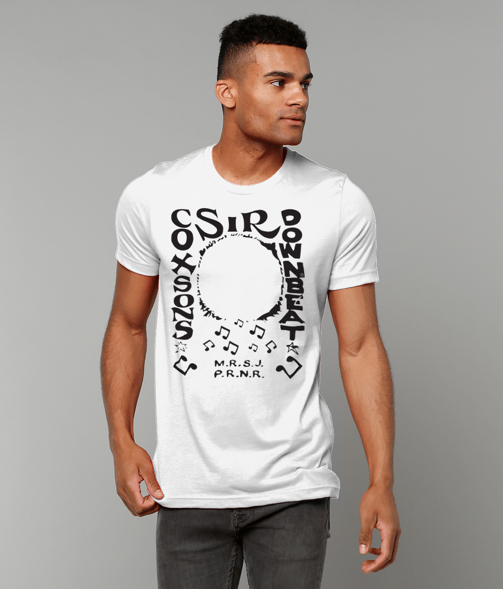 bloodsweatandtees | Sir Coxsons Downbeat t-shirt Black/white_model