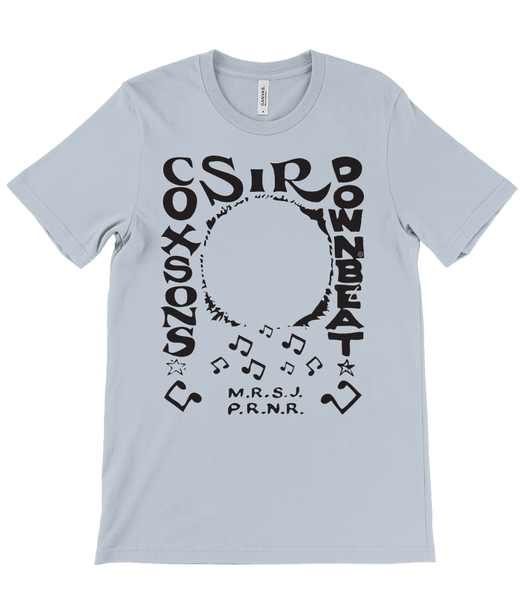 bloodsweatandtees | Sir Coxsons Downbeat t-shirt Black/Light_Blue