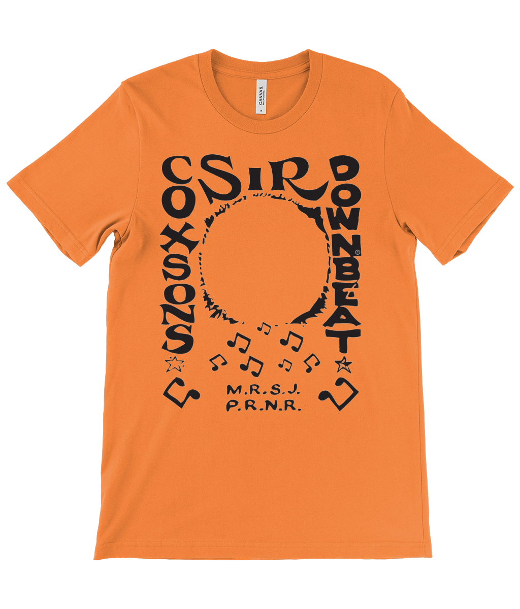 bloodsweatandtees | Sir Coxsons Downbeat t-shirt Black/Orange