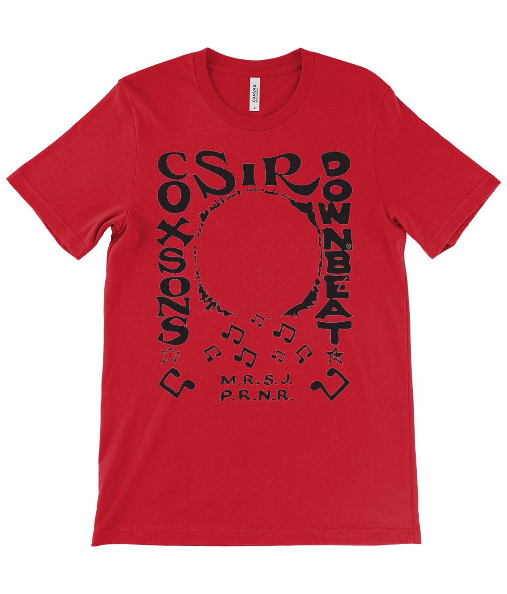 bloodsweatandtees | Sir Coxsons Downbeat t-shirt Black/CanvasRed