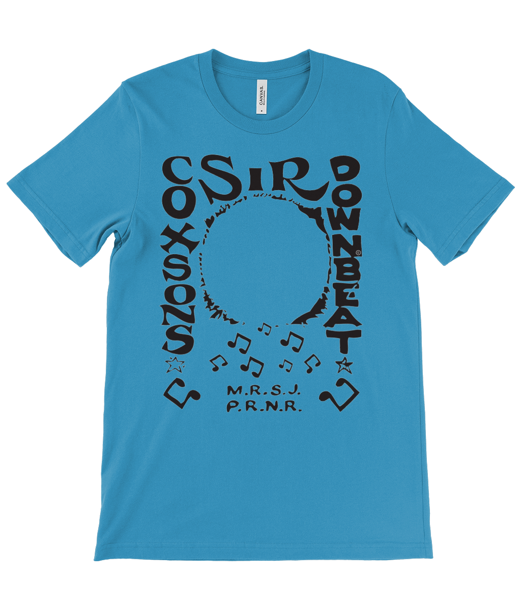 bloodsweatandtees | Sir Coxsons Downbeat t-shirt Black/Aqua