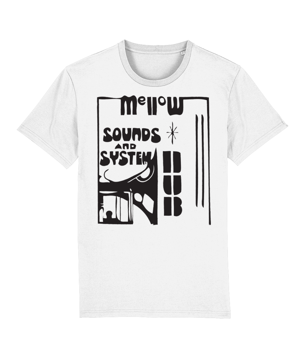 bloodsweatandtees | Organic Mellow Sounds and System Dub t-shirt BLACK/White