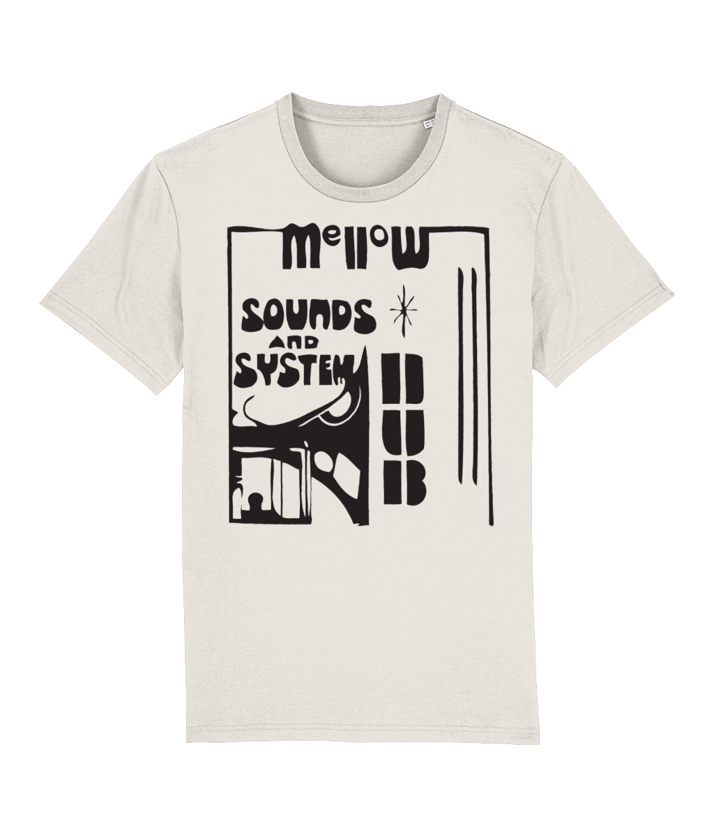 bloodsweatandtees | Organic Mellow Sounds and System Dub t-shirt BLACK/Eco_Heather