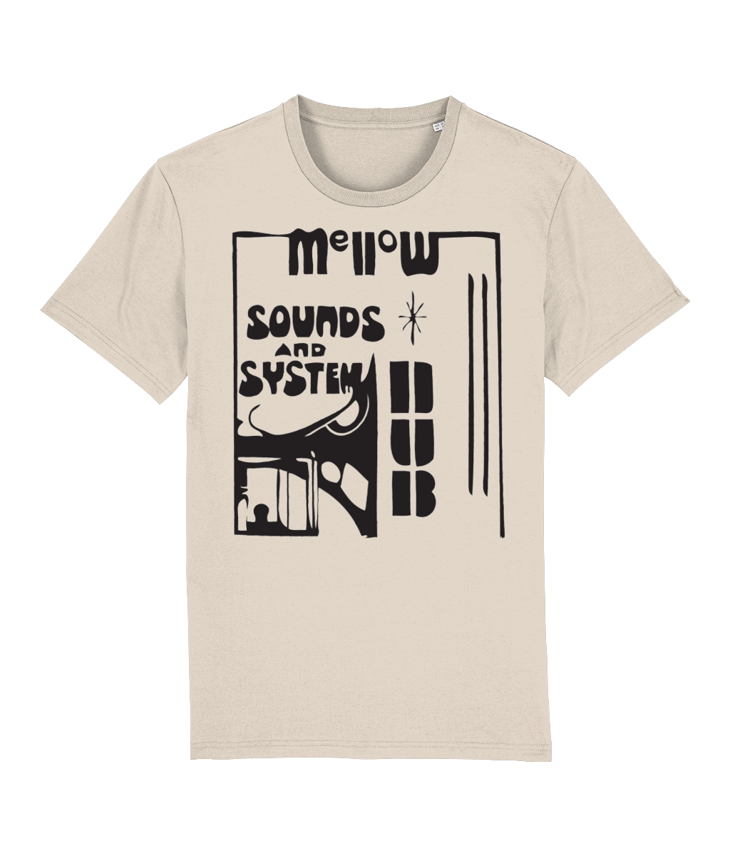 bloodsweatandtees | Organic Mellow Sounds and System Dub t-shirt BLACK/RAW