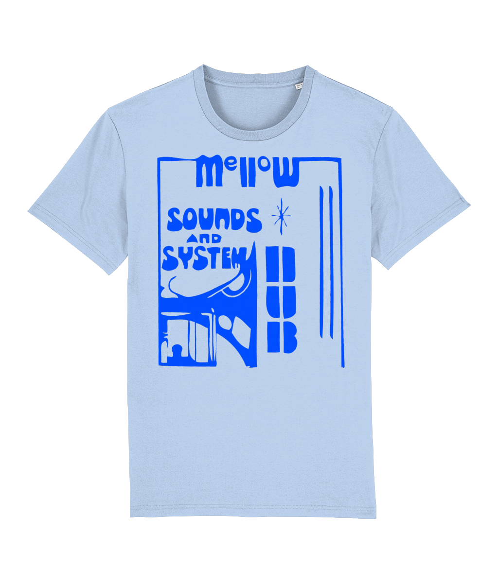 bloodsweatandtees | Organic Mellow Sounds and System Dub t-shirt BLUE/Blue_Soul