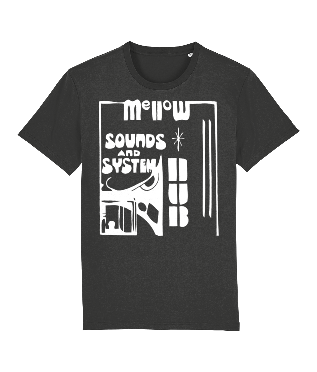 bloodsweatandtees | Organic Mellow Sounds and System Dub t-shirt WHITE/Dark_Heather_Grey