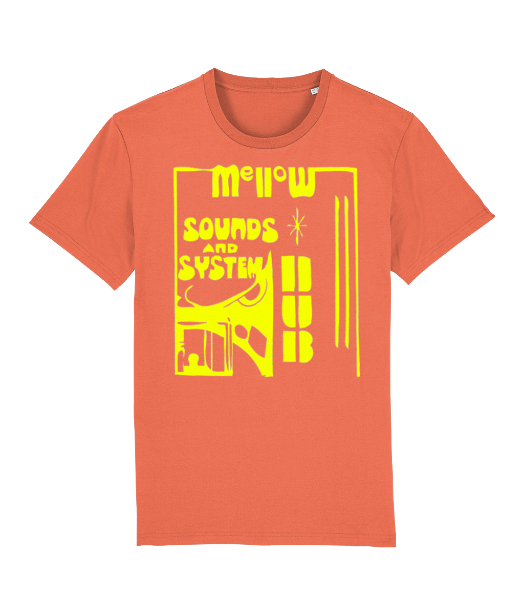 bloodsweatandtees | Mellow Sounds and System Dub Organic t-shirt YELLOW/Orange
