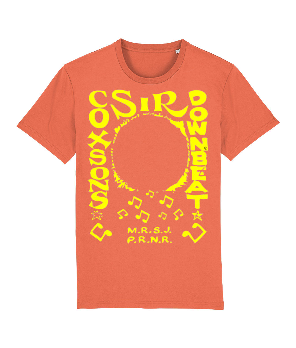 bloodsweatandtees | Sir Coxsons Downbeat Organic t-shirt YELLOW/ Orange