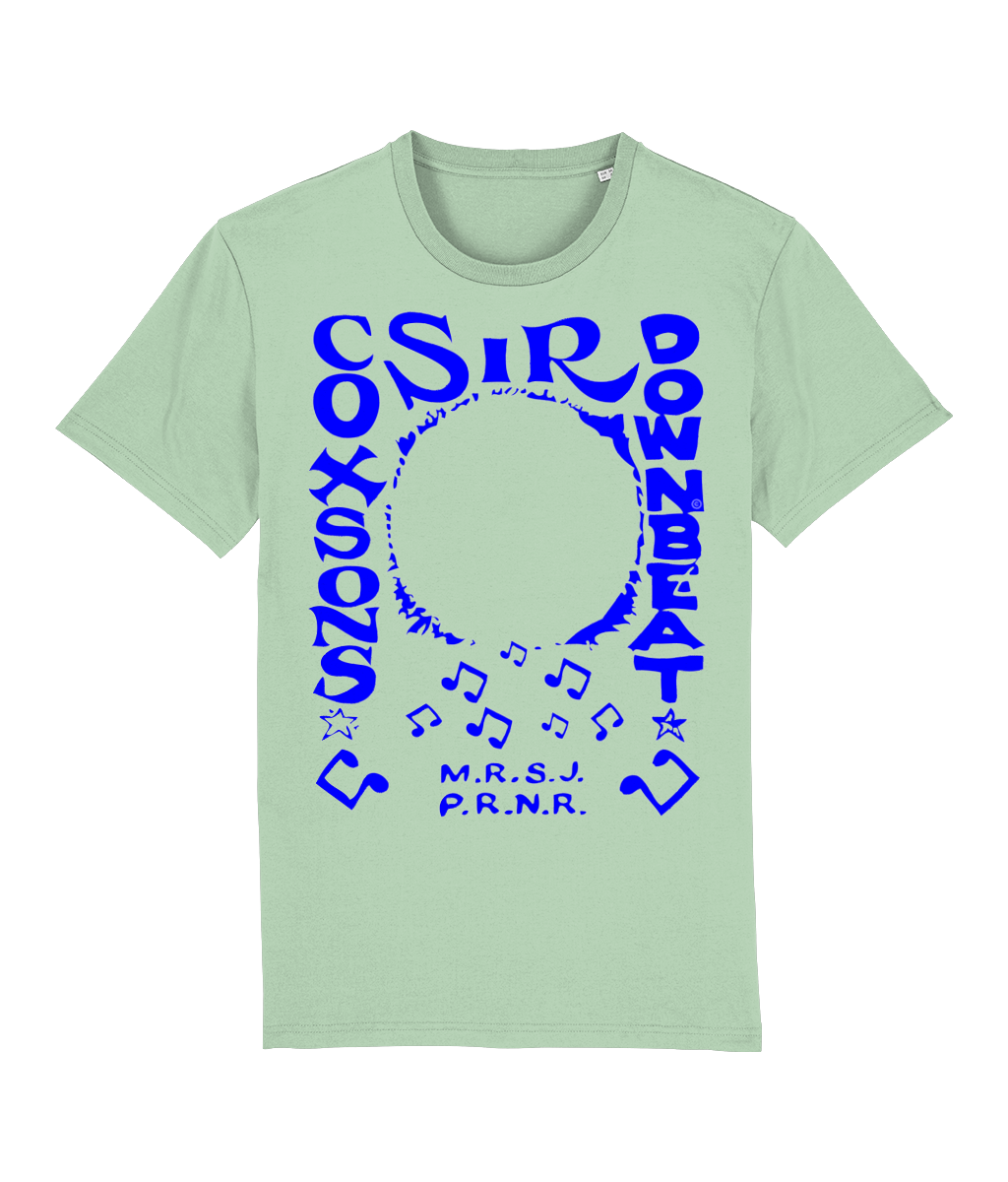bloodsweatandtees | Sir Coxsons Downbeat Organic t-shirt BLUE/Misty_Jade