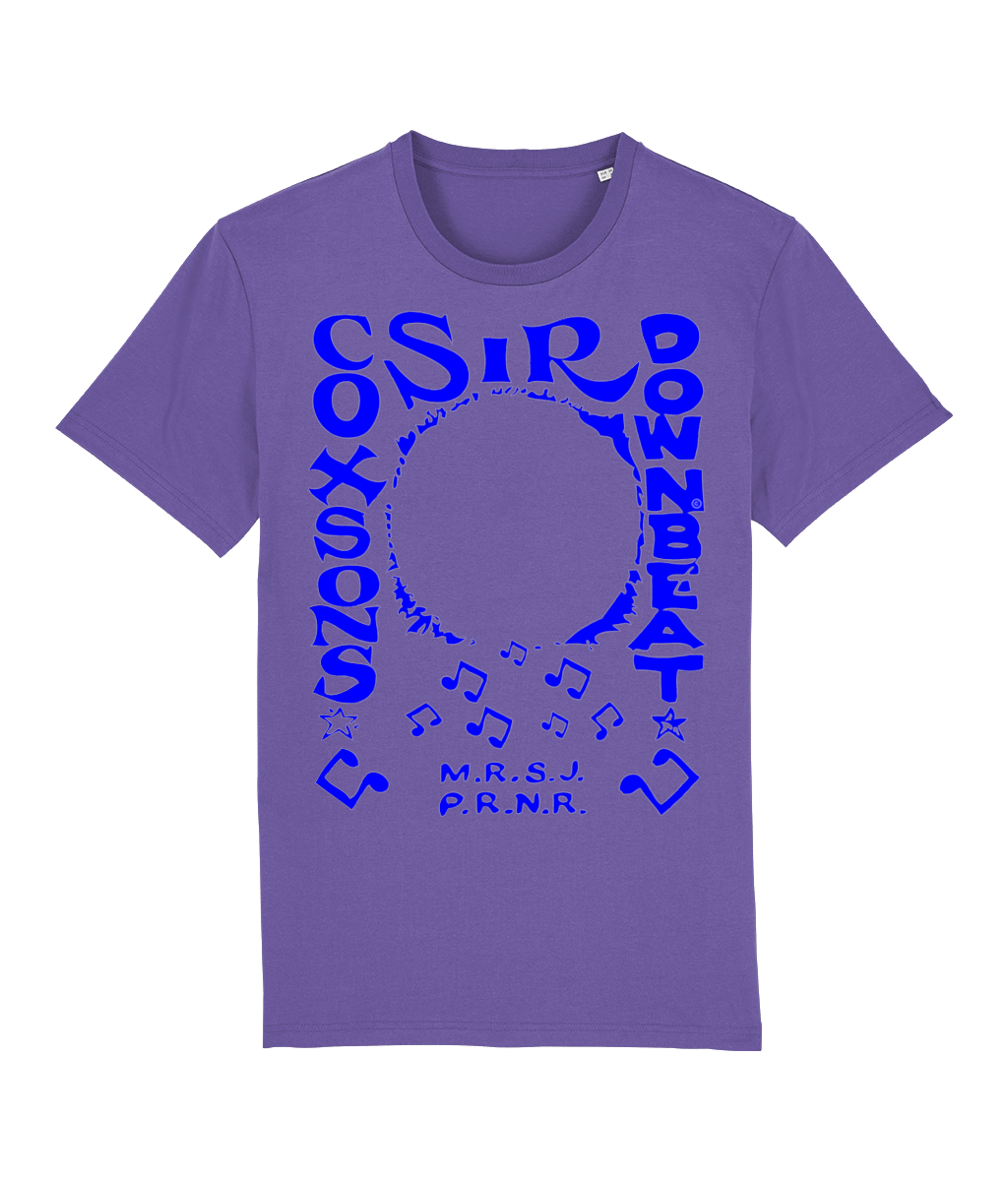 bloodsweatandtees | Sir Coxsons Downbeat Organic t-shirt BLUE/Purple