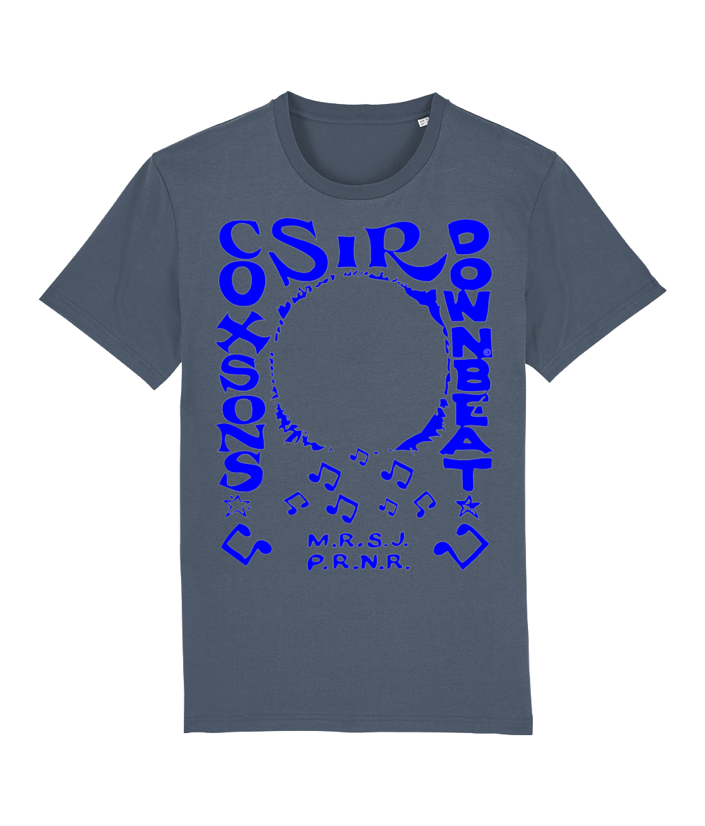 bloodsweatandtees | Sir Coxsons Downbeat Organic t-shirt BLUE/Star_Gazer