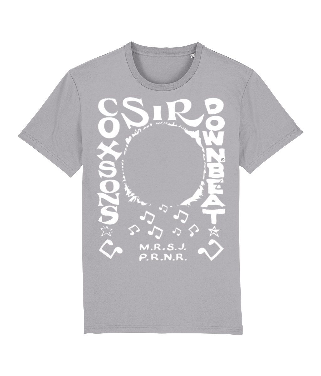 bloodsweatandtees | Sir Coxsons Downbeat Organic t-shirt WHITE/ Heather_Grey