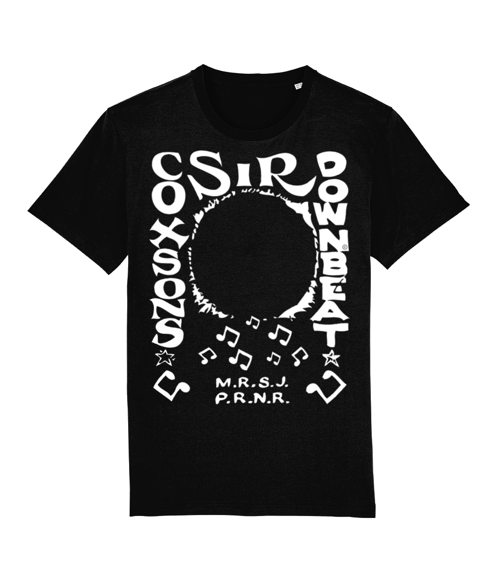 bloodsweatandtees | Sir Coxsons Downbeat Organic t-shirt WHITE/ Black