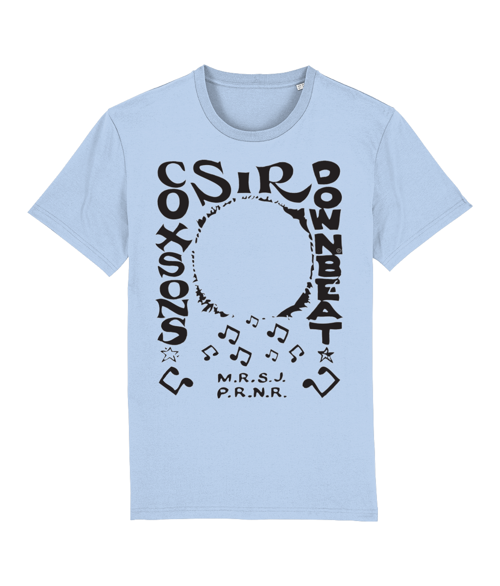 bloodsweatandtees | Sir Coxsons Downbeat Organic t-shirt BLACK/ Blue_Soul