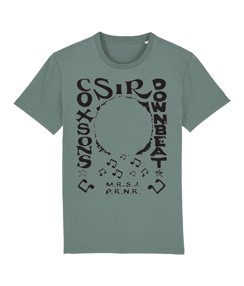 bloodsweatandtees | Sir Coxsons Downbeat Organic t-shirt BLACK/ Green_Bay