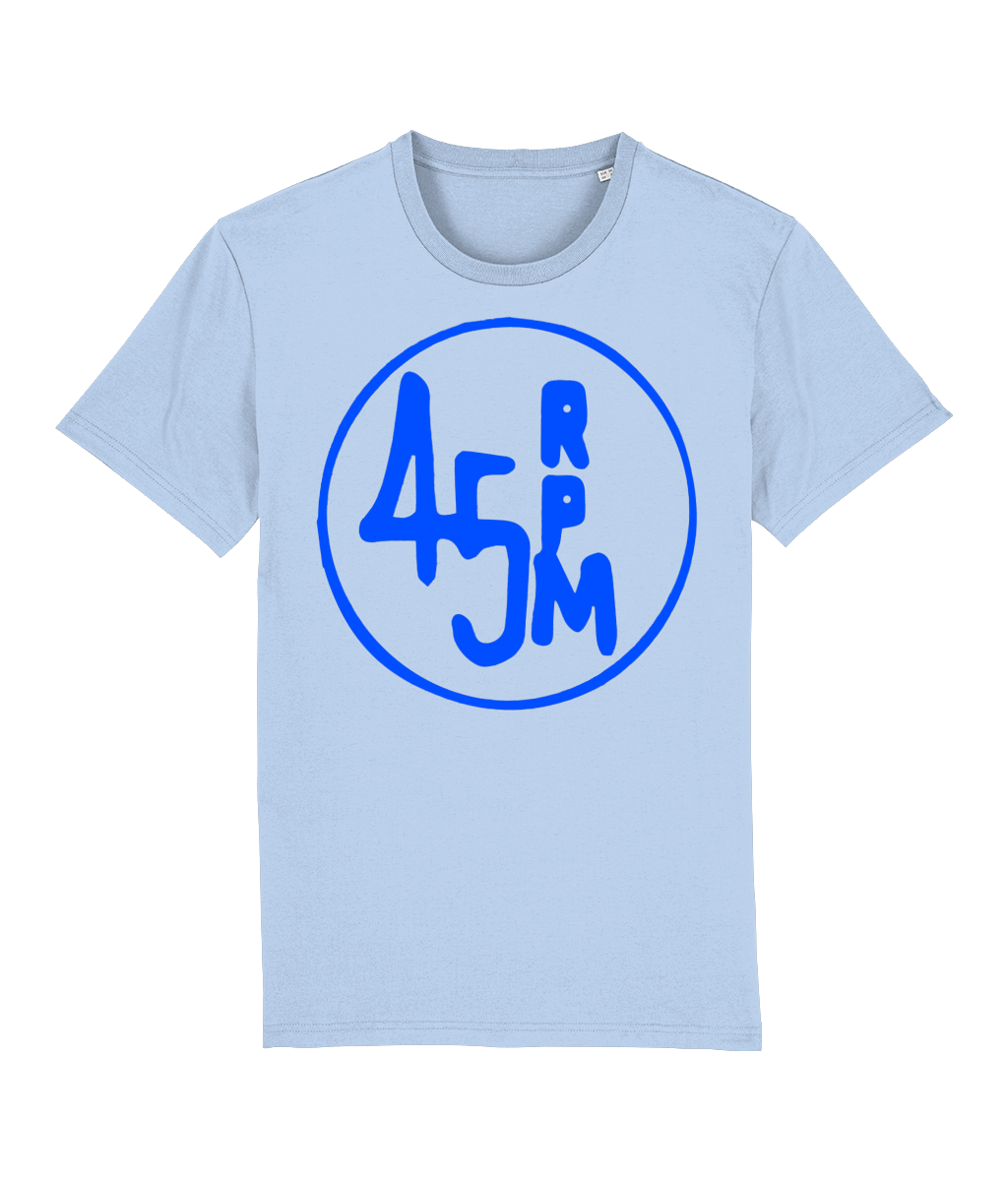 bloodsweatandtees | 45 RPM Selectors Choice Organic t-shirt BLUE/ Blue_Soul