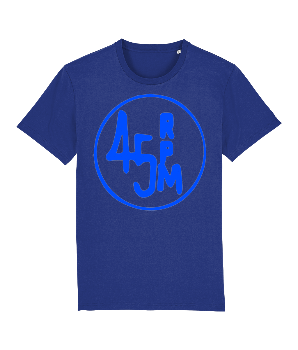 bloodsweatandtees | 45 RPM Selectors Choice Organic t-shirt BLUE/ Worker_Blue