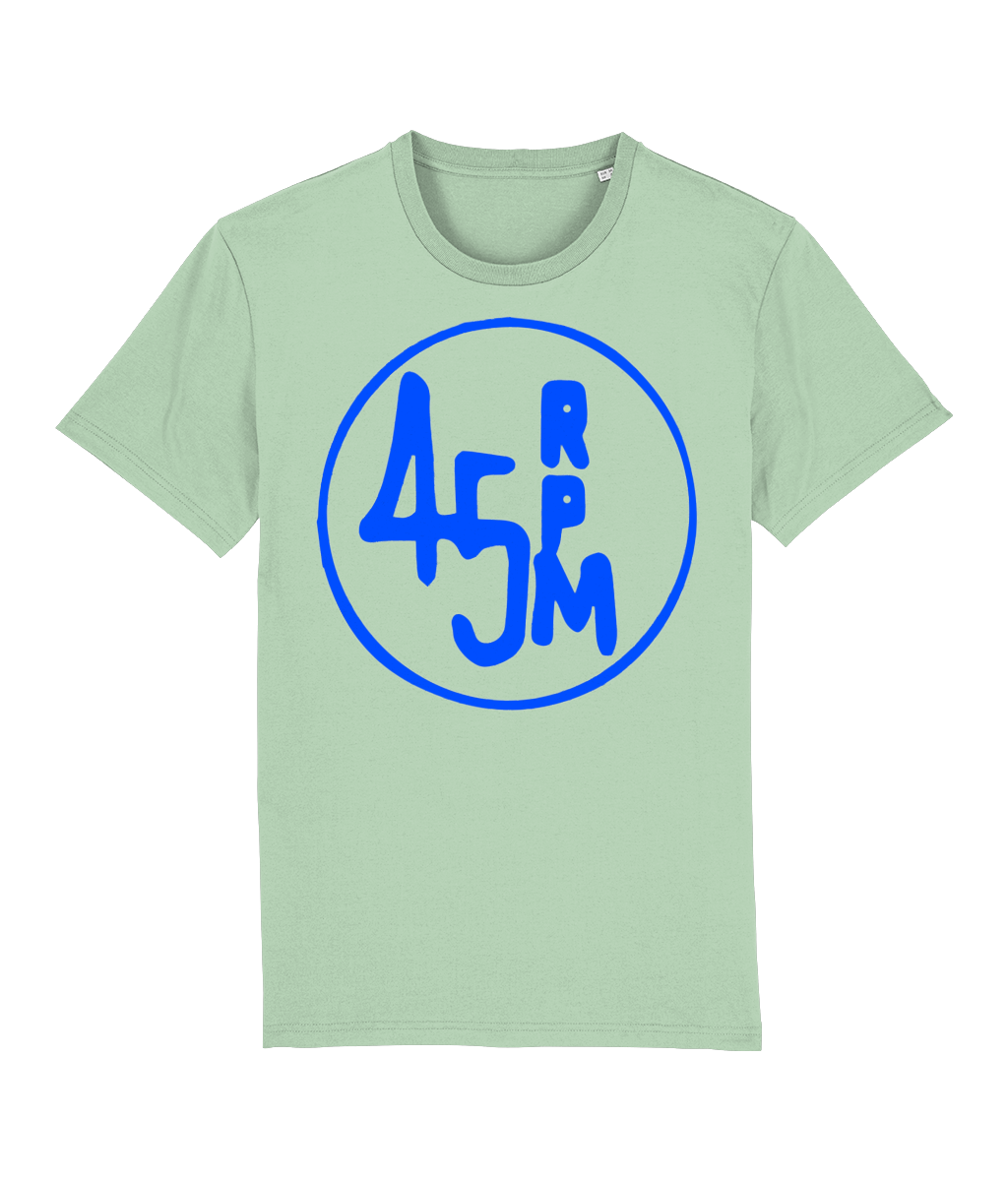 bloodsweatandtees | 45 RPM Selectors Choice Organic t-shirt BLUE/ Misty_Jade