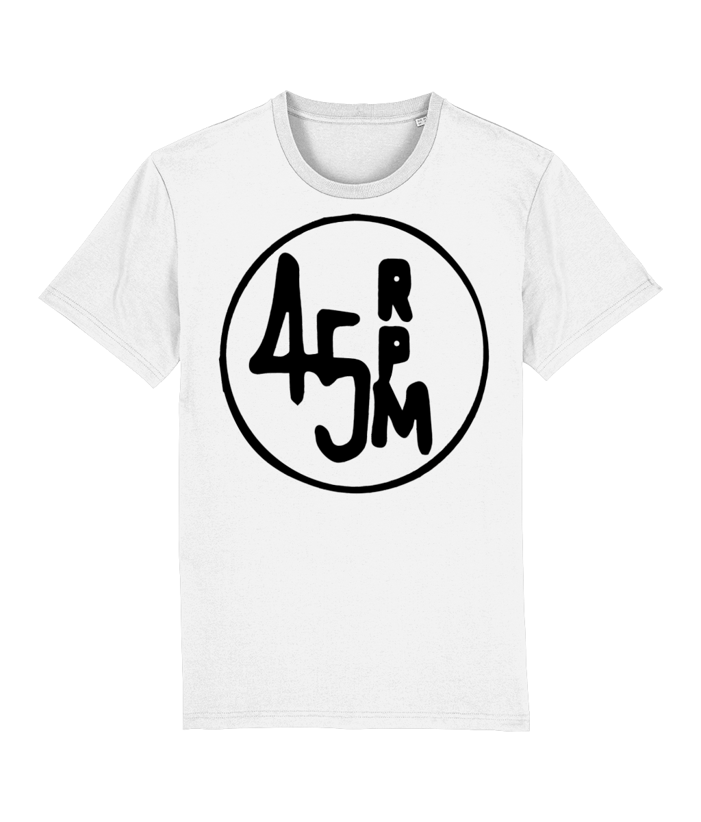 bloodsweatandtees | 45 RPM Selectors Choice Organic t-shirt BLACK/ White
