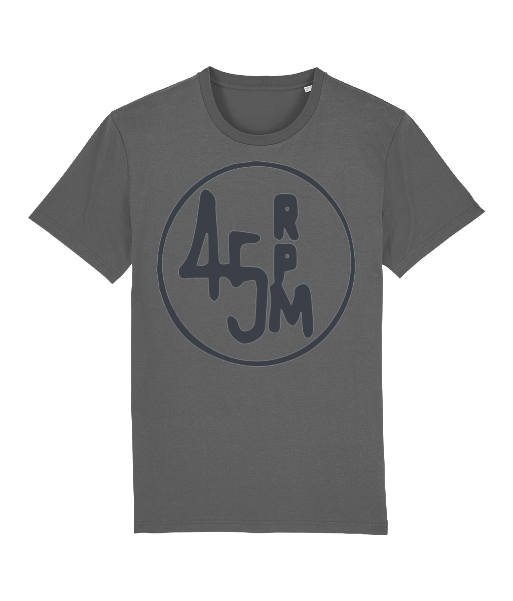 bloodsweatandtees | 45 RPM Selectors Choice Organic t-shirt GREY/ Anthracite
