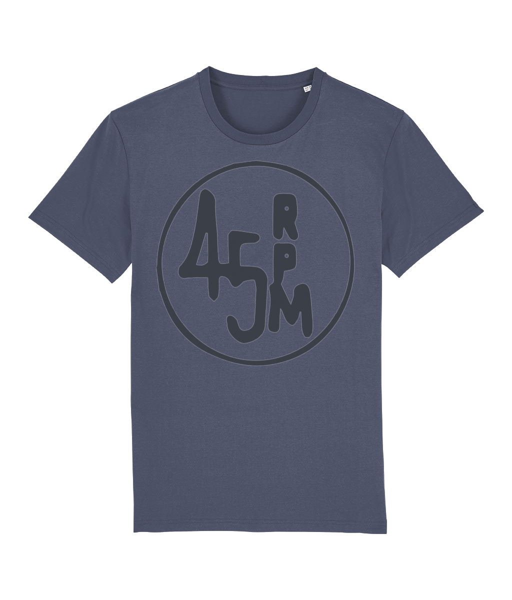 bloodsweatandtees | 45 RPM Selectors Choice Organic t-shirt GREY/ Stargazer