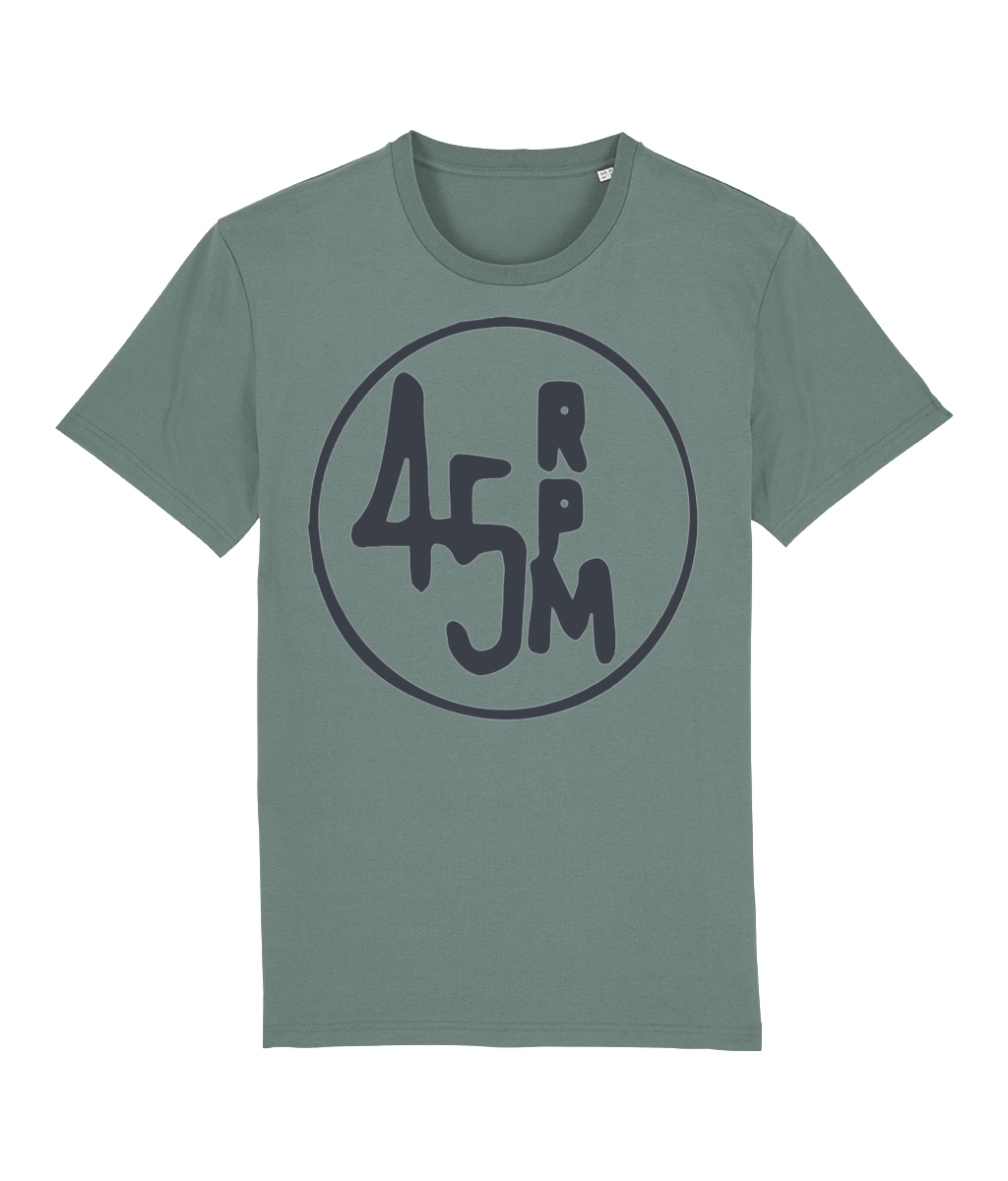 bloodsweatandtees | 45 RPM Selectors Choice Organic t-shirt GREY/ Green_Bay