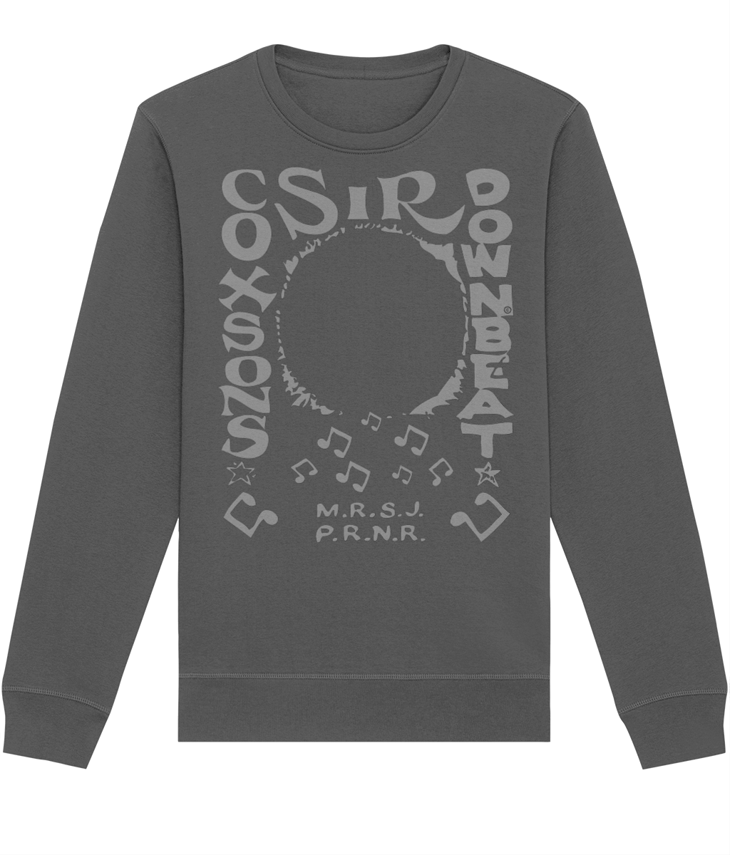 bloodsweatandtees | Sir Coxsons Downbeat Organic Sweatshirt GREY/ Anthracite