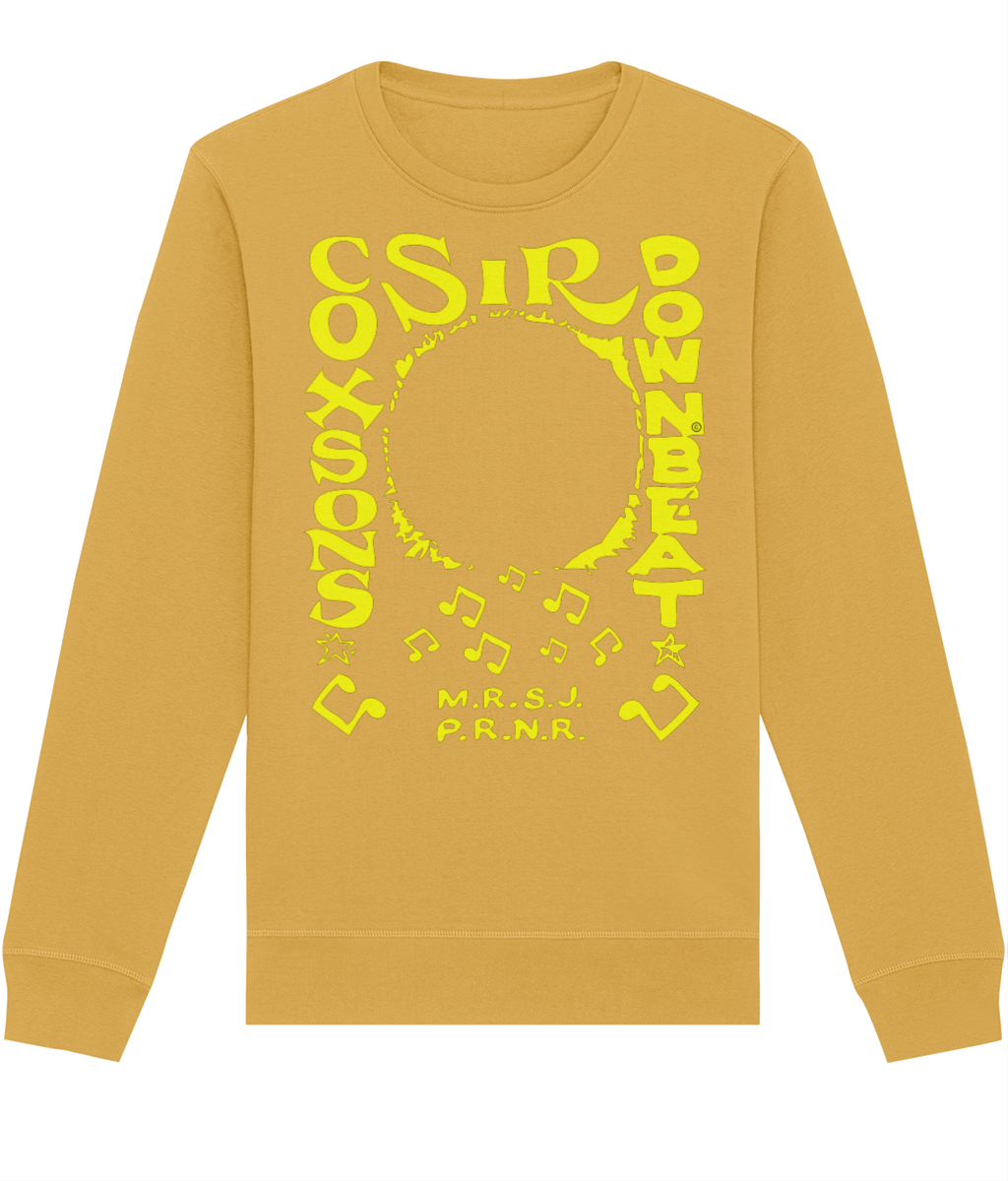 bloodsweatandtees | Sir Coxsons Downbeat Organic Sweatshirt YELLOW/ Spectra_Yellow