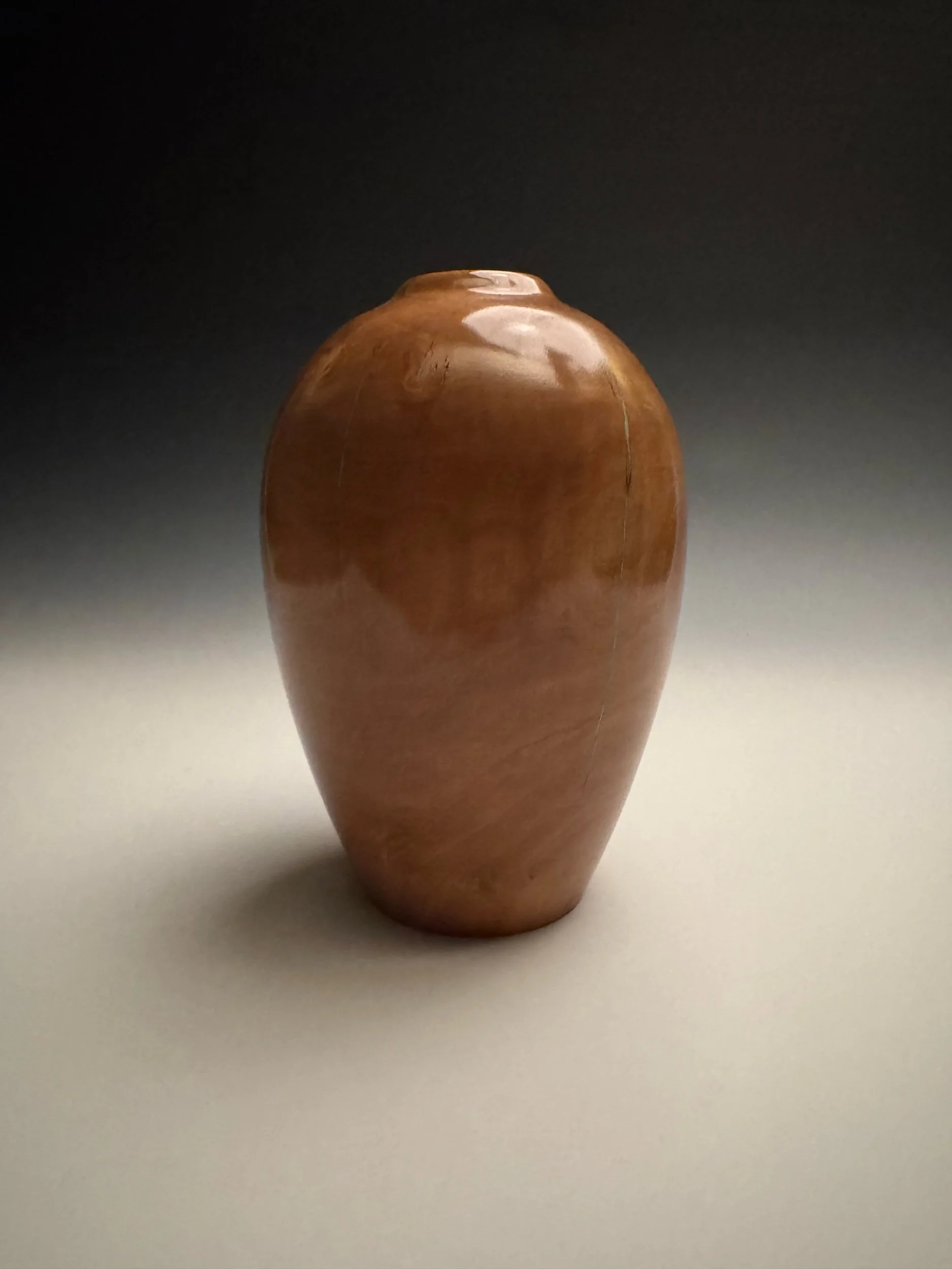Hand Turned Bradford Pear Vase