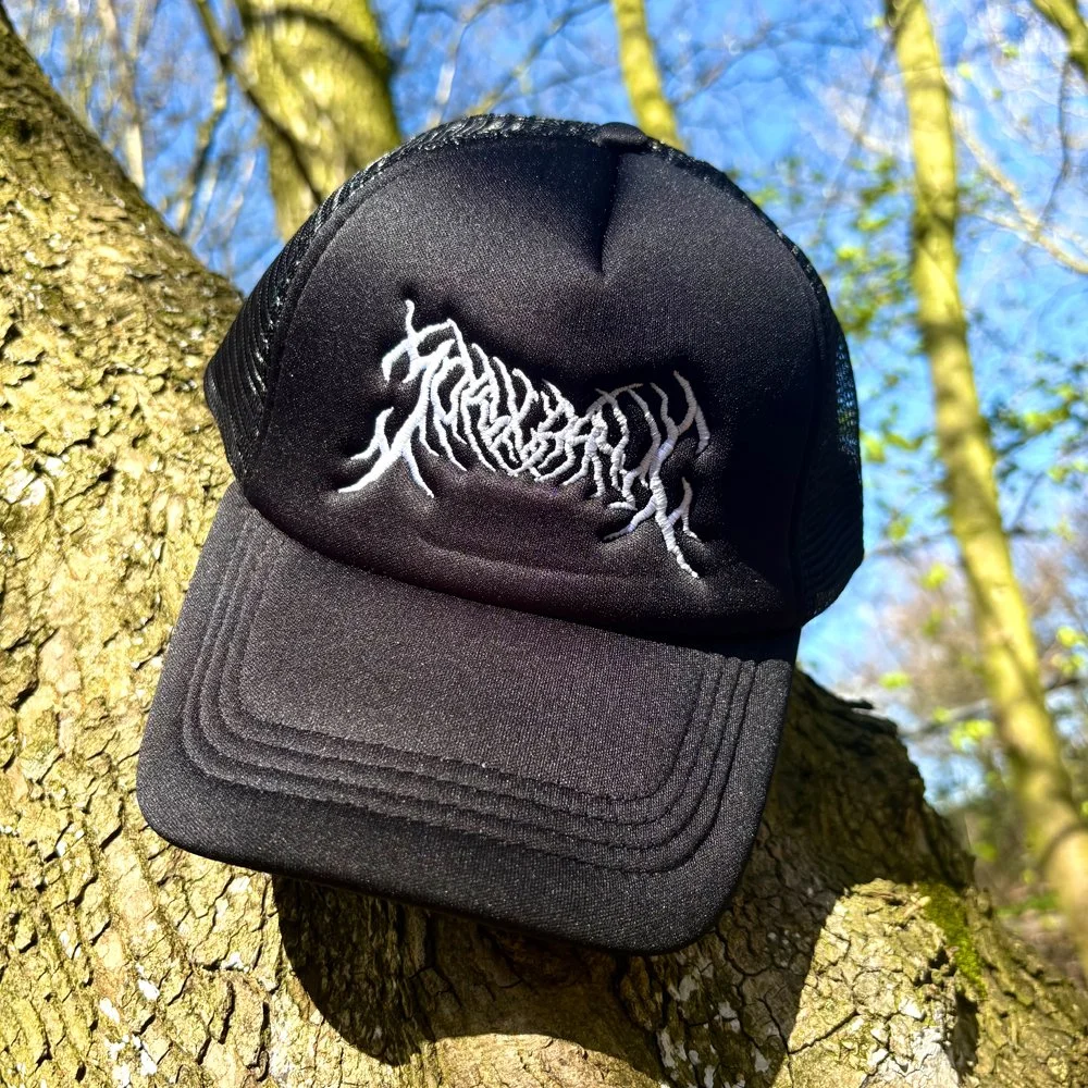 MORVL PANIC Embroidered Cap Black/White