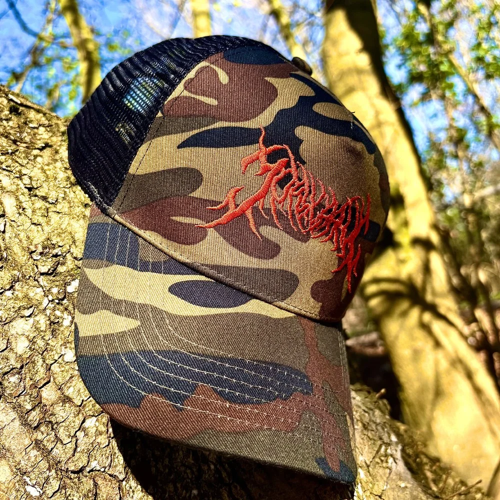 MORVL PANIC Embroidered Cap Camo/Orange