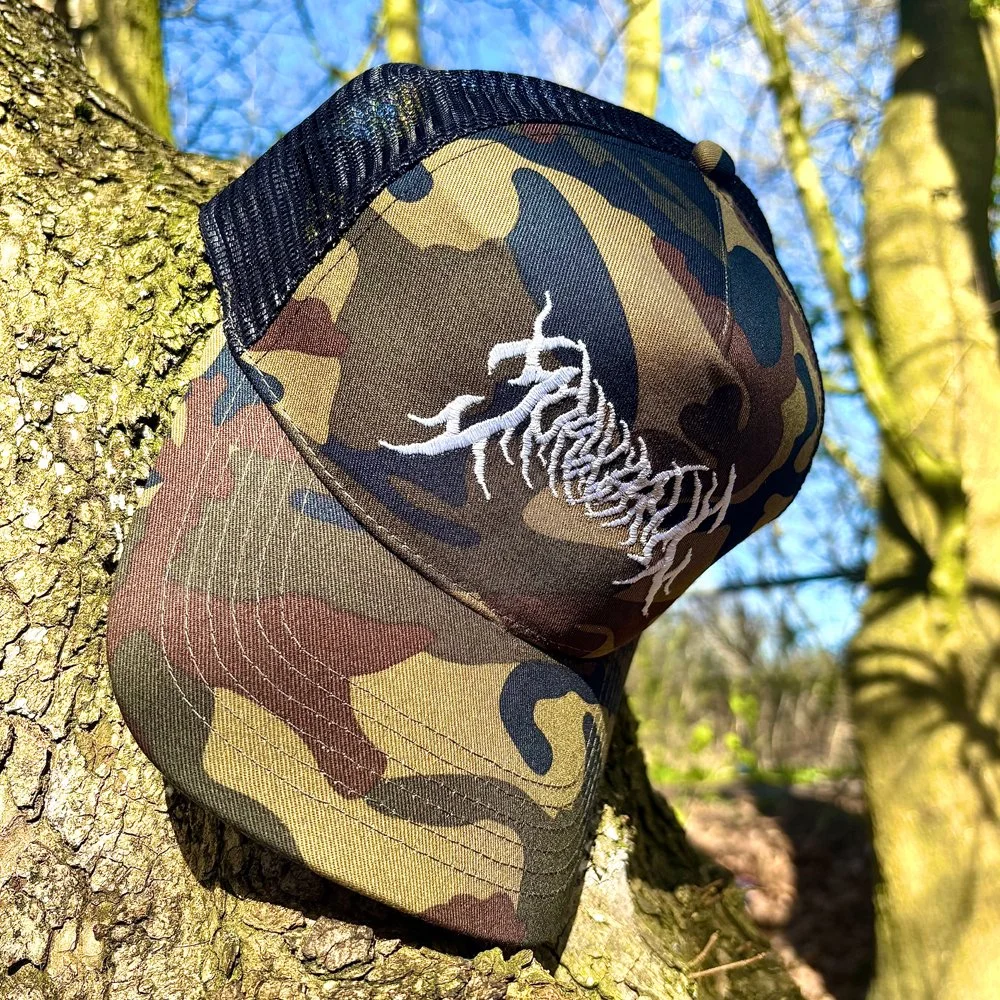 MORVL PANIC Embroidered Cap Camo/White