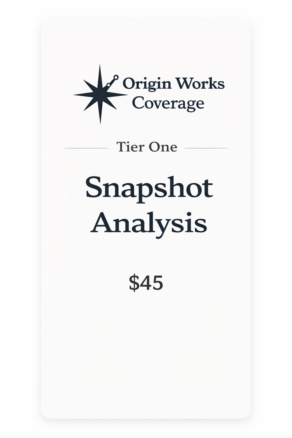 Coverage Lite - Snapshot Analysis