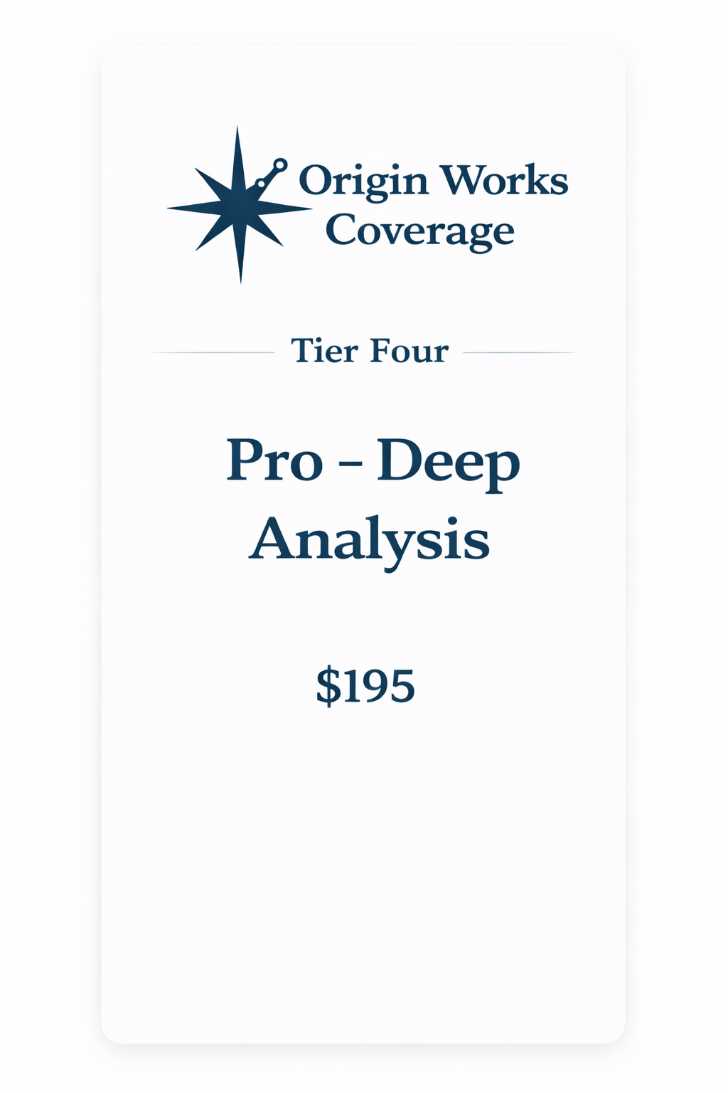 Coverage Pro - Deep Analysis Story