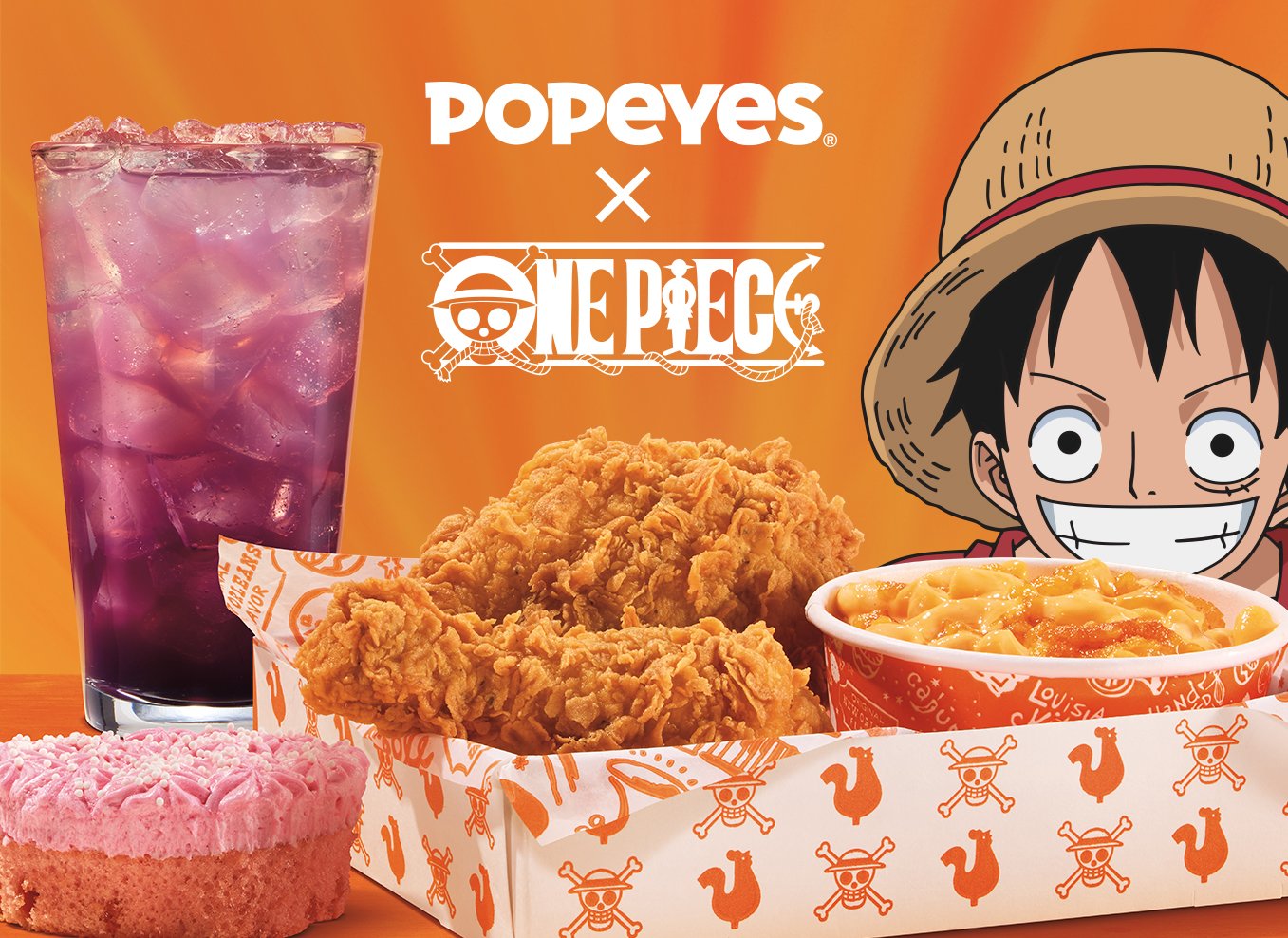 POPEYES x ONE PIECE | Campaign Visual Identity & Packaging