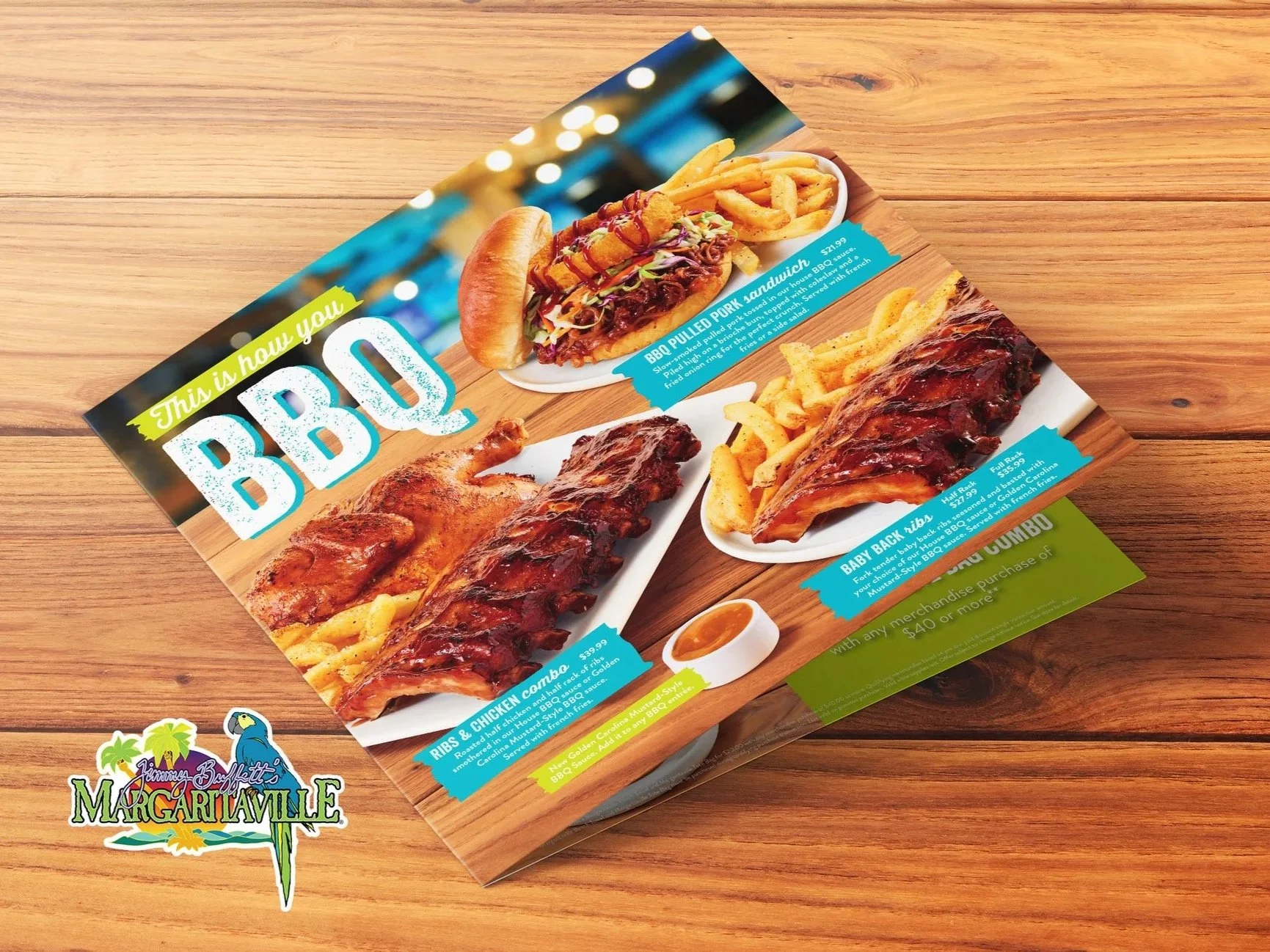 Bi-fold Menu Design // Front Cover