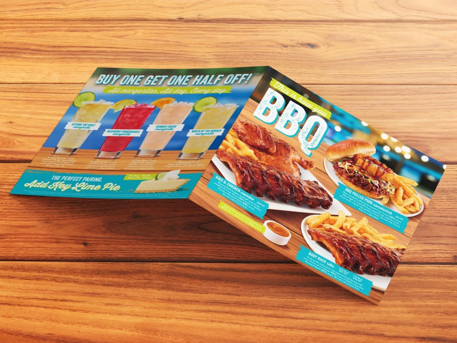 Bi-fold Menu Design // Full Cover
