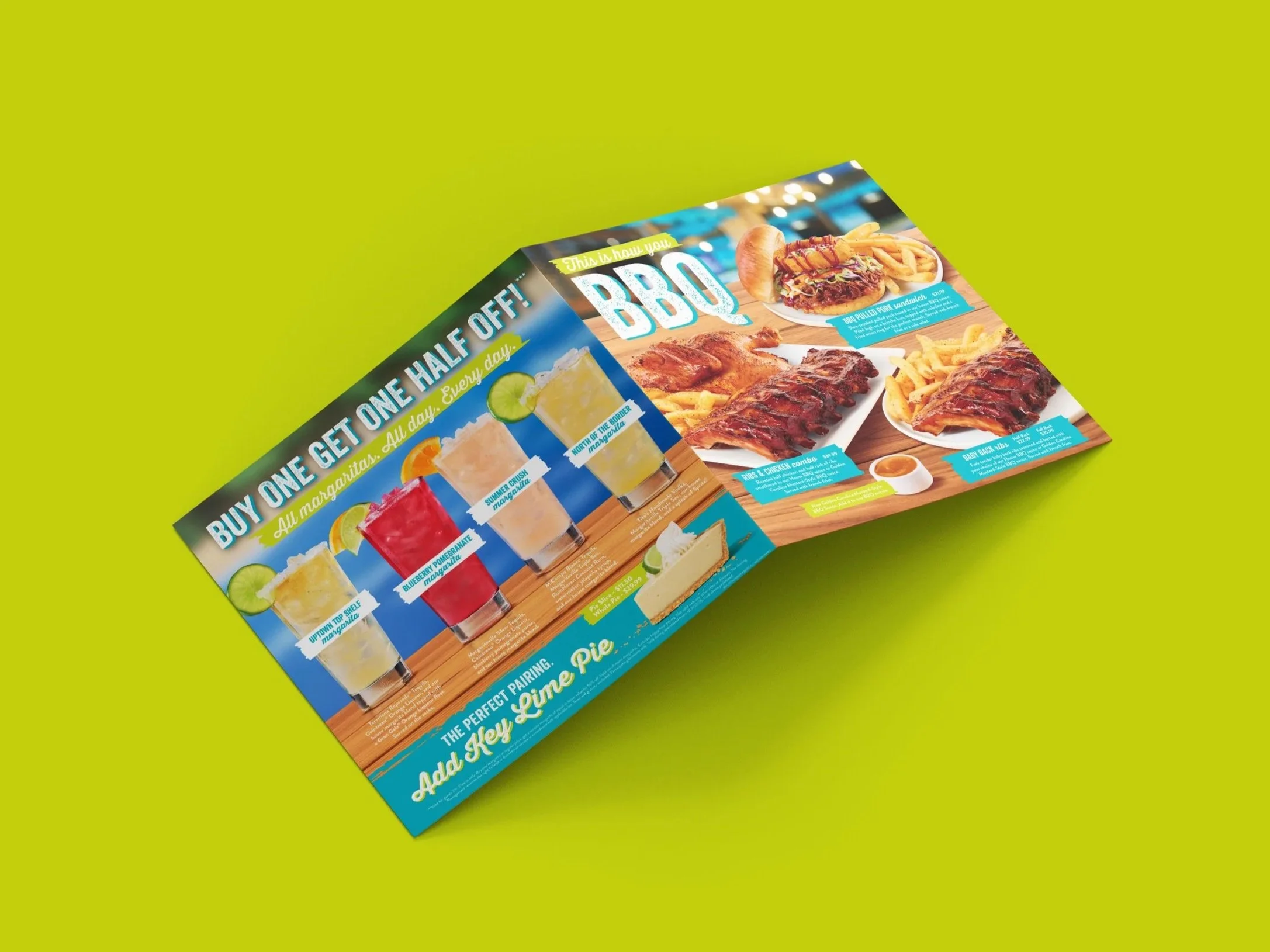 Bi-fold Menu Design // Full Cover