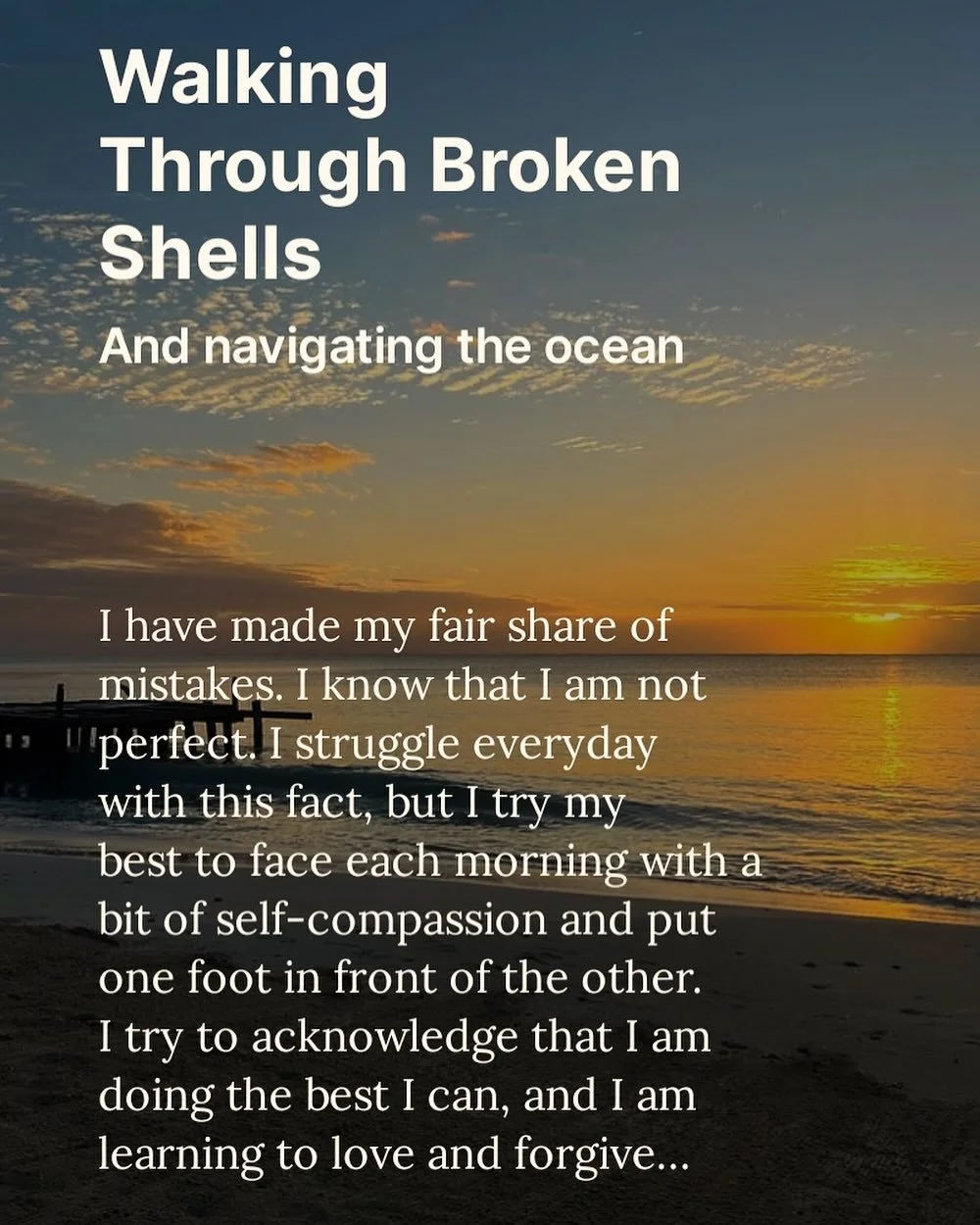 New @substack post today. Check it out on Unshattered Sobriety ❤️