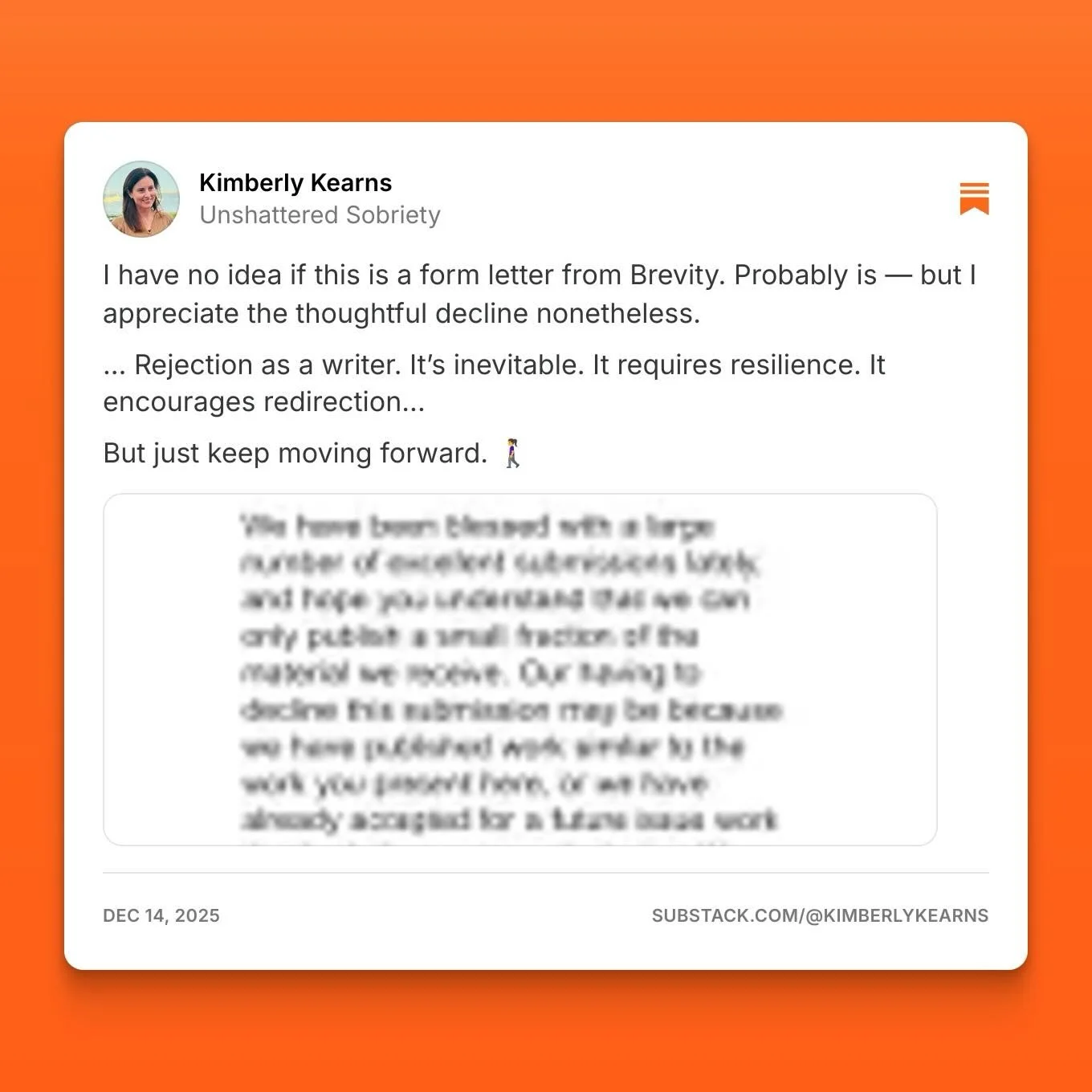 Moving along this dusty road😆 &hellip; thank you 🙏🏻 @brevitylitmag