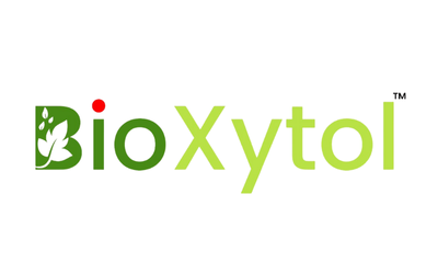 BioXytol logo with green and red text and a leaf graphic